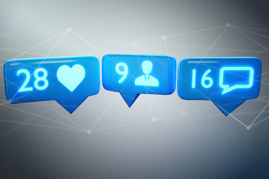 licznik interakcji na social mediach