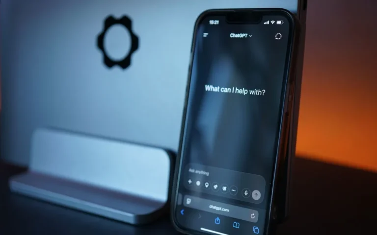Chatbot obsługi klienta widoczny na ekranie komputera